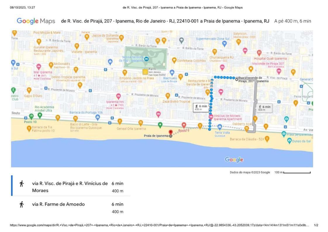 Duas Suites Com Vista Deslumbrante Em Ipanema ริโอเดจาเนโร ภายนอก รูปภาพ